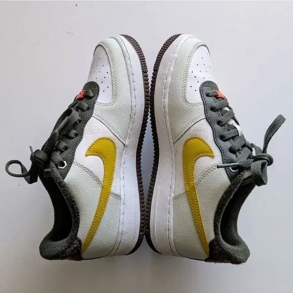 Nike Air Force 1 CACTUS LV8 GS Vivid Sulfur GREEN FV3647-171 Youth 7Y | Wmn's 9 - Picture 6 of 7